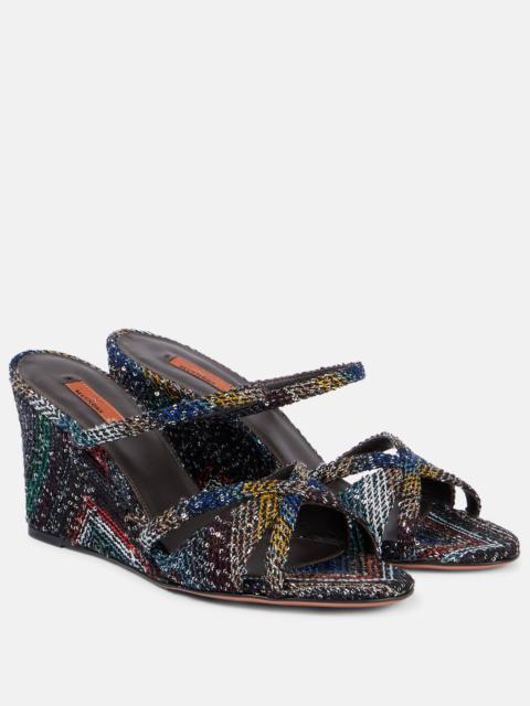 Lucy Caperdoni sequined wedges