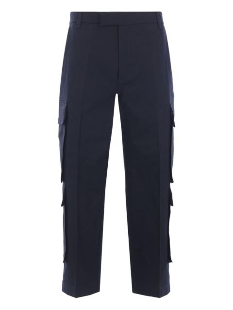 multi-pocket cotton trousers