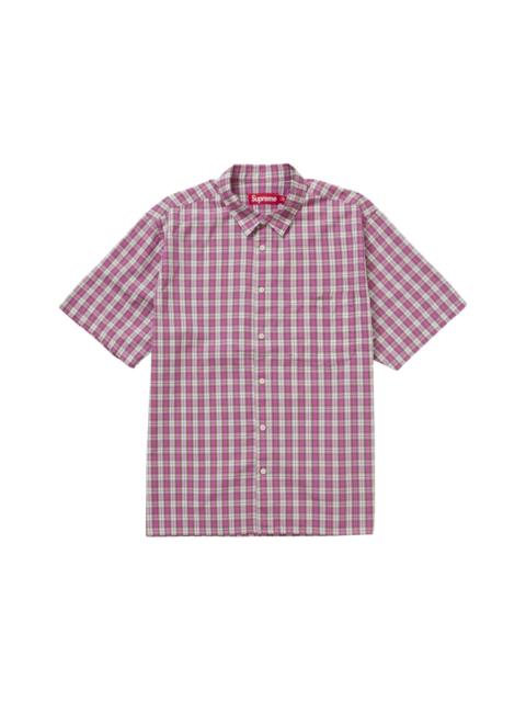 pink Supreme トップス M S/S Plaid Shirt Mini