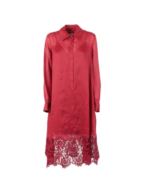 embroidery shirt dress