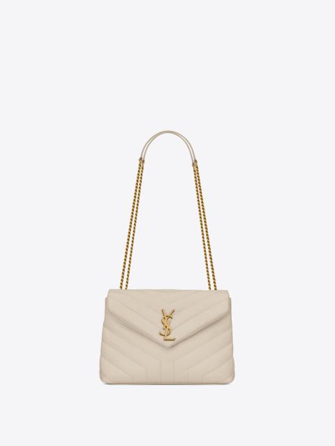 loulou small chain bag in matelassé "y" leather