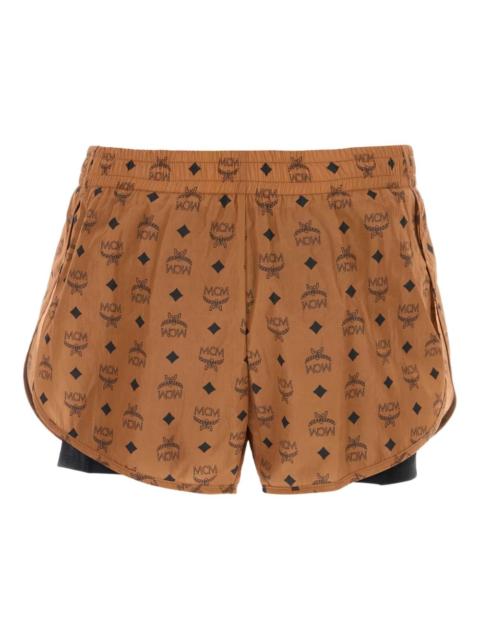 logo-print shorts