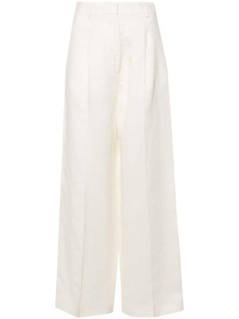 logo-stripe palazzo pants