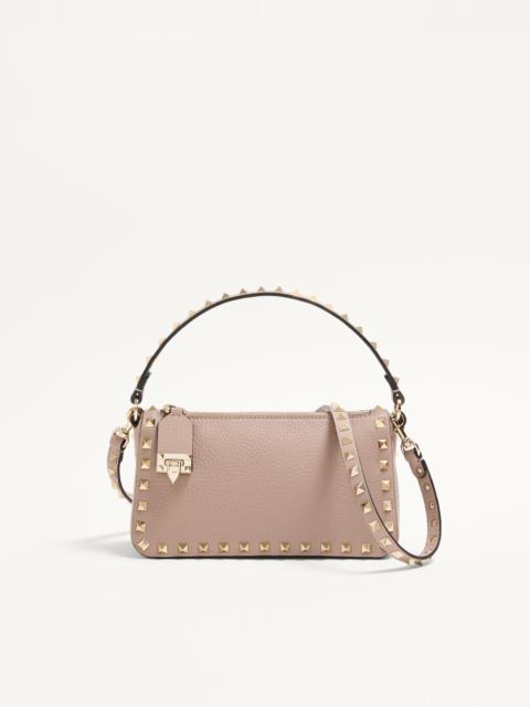 SMALL ROCKSTUD GRAINY CALFSKIN CROSSBODY BAG