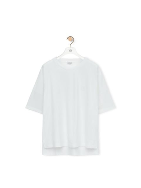 Boxy fit t-shirt in cotton