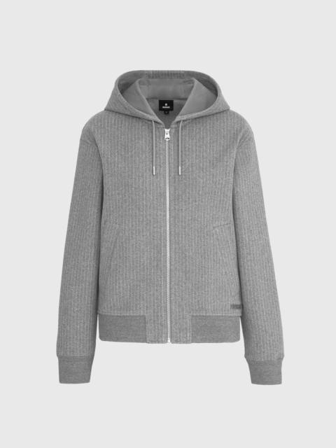 MATEA-K Brushed Knit Zip Hoodie