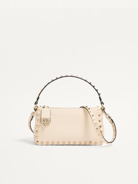 SMALL ROCKSTUD GRAINY CALFSKIN CROSSBODY BAG