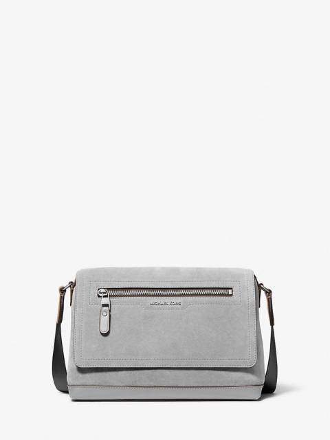 Hudson Small Suede Messenger Bag