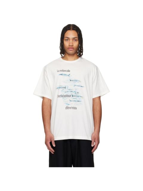 Off-White 30/- Combed Plain Stitch Short Sleeve T-shirt