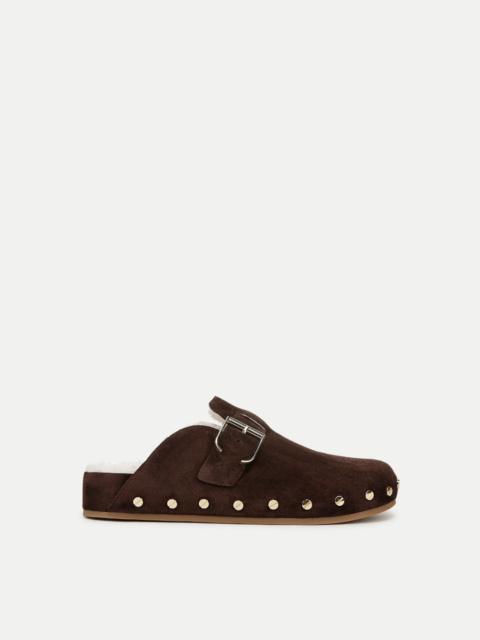 FERN SHEARLING CLOG