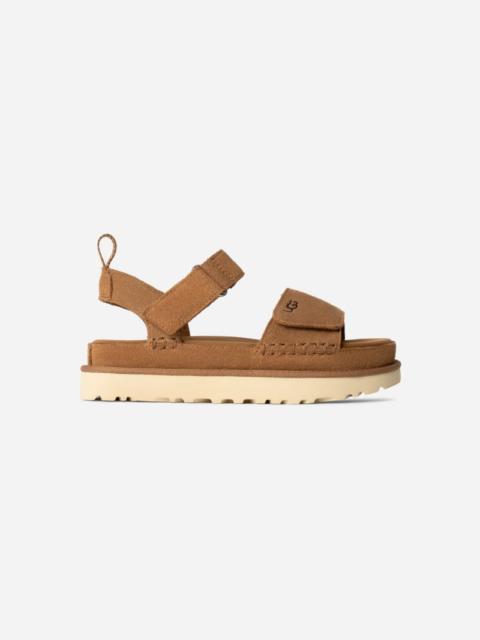 ® Women's Goldenstar Suede Sandals in Chestnut