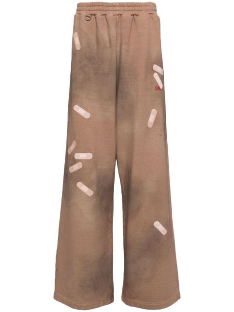 tape-embroidered track pants