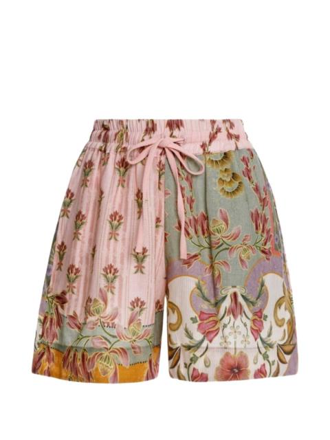 Renata floral-pattern shorts