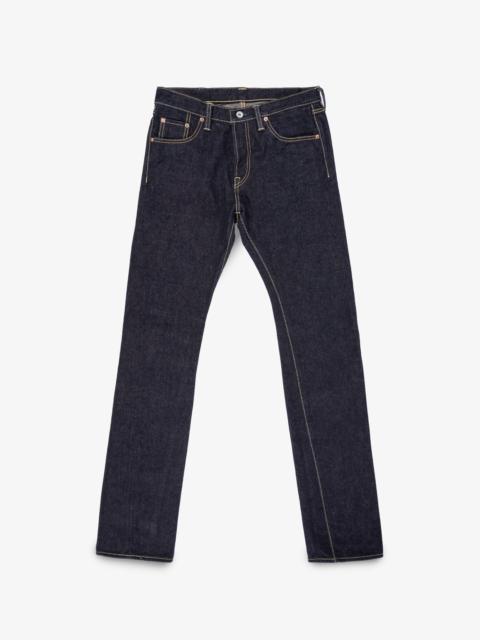 IH-555S-19L 19OZ LEFT HAND TWILL SELVEDGE DENIM SLIM CUT JEANS - INDIGO