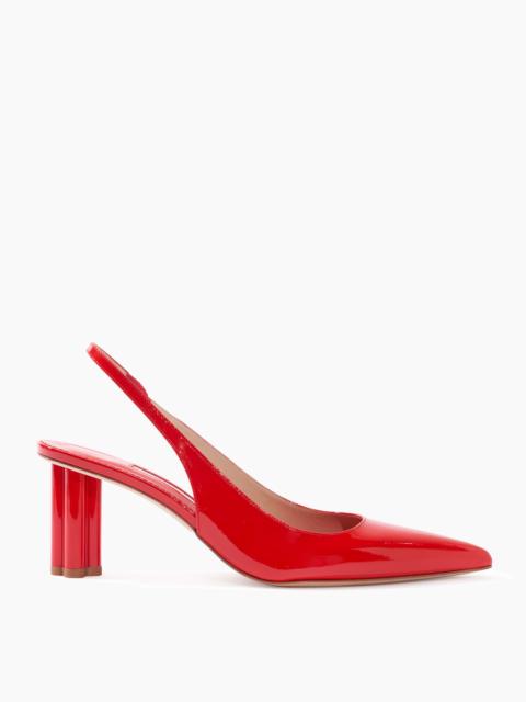 Cylinder-Heel Patent Leather Pumps