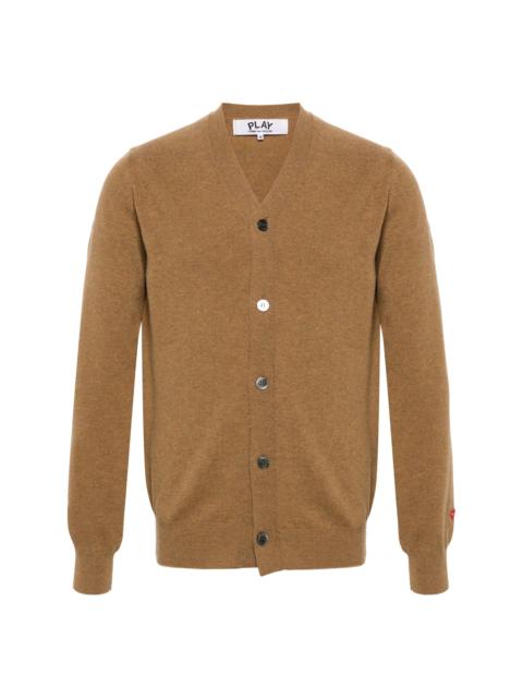 UNISEX KNIT CARDIGAN - CAMEL