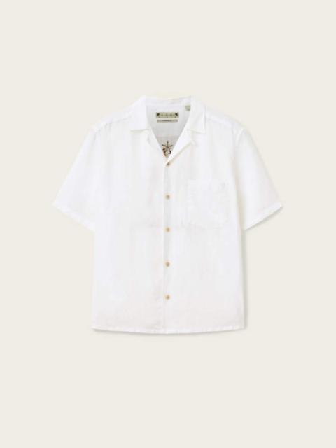 TRI EMBROIDERED LINEN SHIRT