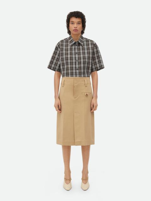 Cotton Canvas Skirt