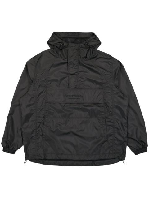 logo-embroidered padded jacket