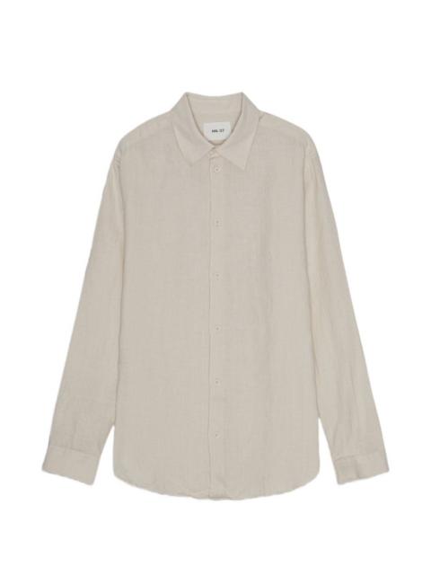 buttoned long-sleeve shirt