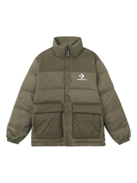 Converse Star Chevron Down Jacket 'Olive Green' 10023755-A04