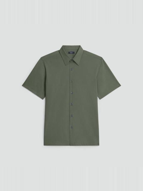 Irving Short-Sleeve Shirt in Structure Knit