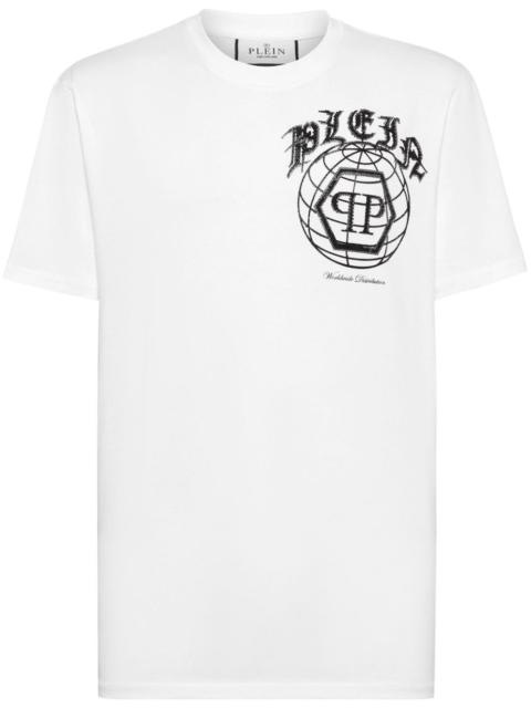 logo-embellished cotton T-shirt