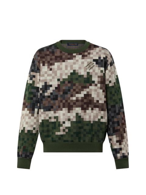 Damier Cotton Jacquard Pullover