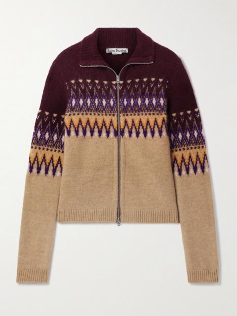 Fair Isle Knitted Cardigan