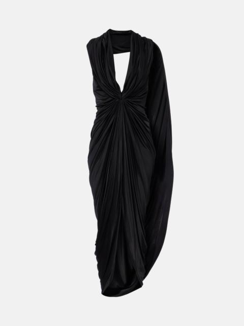 Draped midi dress