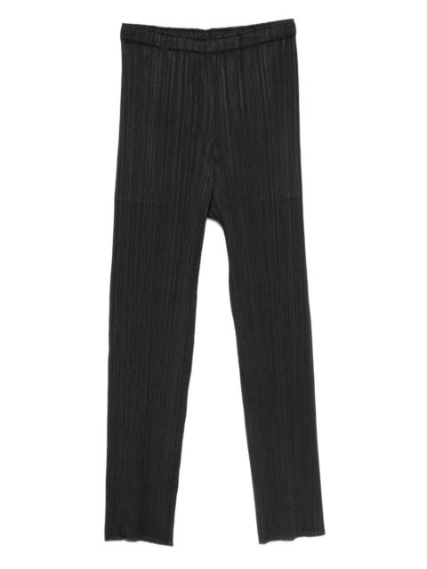 plissé trousers