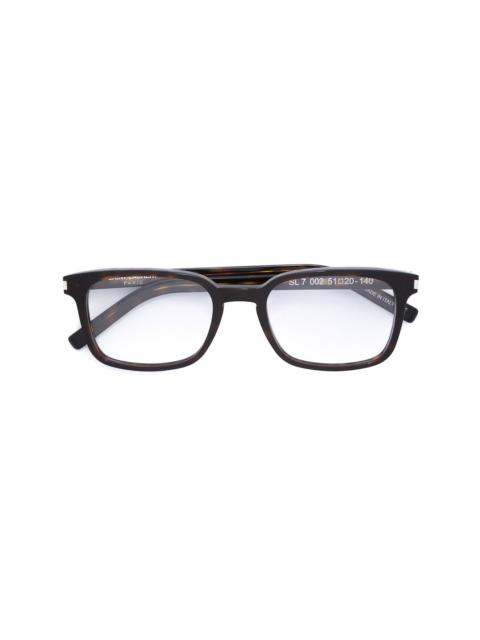 square frame glasses