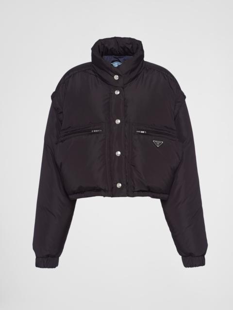 LIGHTWEIGHT TRIOMPHE ダウンジャケット・コート DOWN NYLON JACKET CROPPED IN
