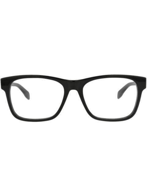 Alexander McQueen Square-Frame Acetate Optical Frames Black Black Transparent (AM0307O-30010911-001)