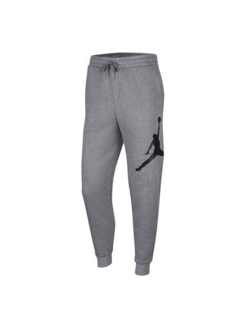 Air Jordan Jumpman Fleece Casual Long Pants Gray DA6804-091