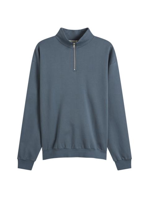 Auralee High Gauge Sweat Half Zip Jumper