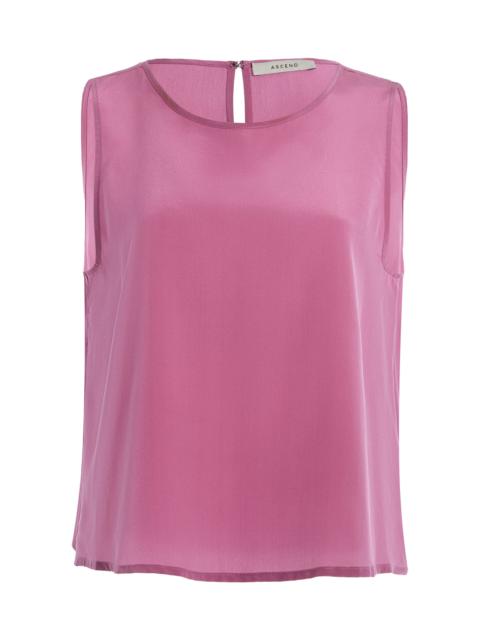 Sofia Silk Shell Top pink