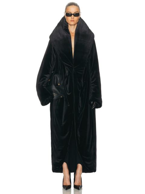 Oversized Shawl Collar Maxi Coat