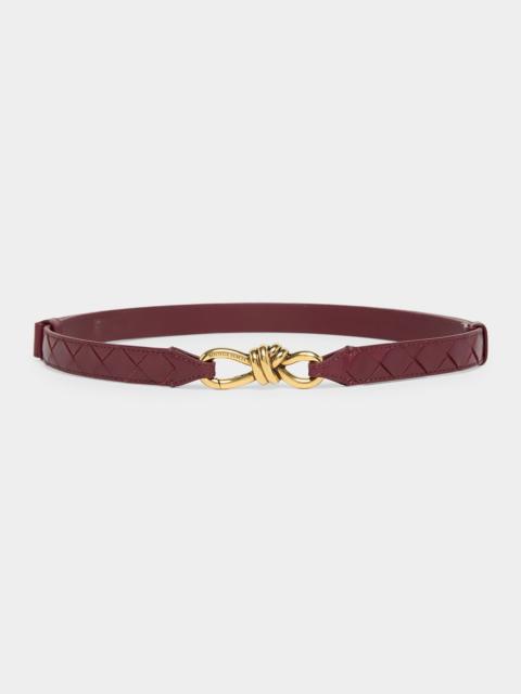 Andiamo Intrecciato Leather Belt