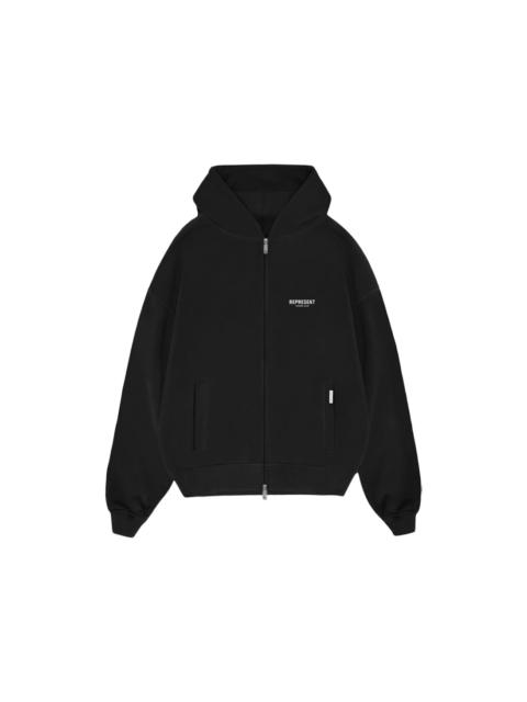 Represent Owners Club Zip Hoodie Black