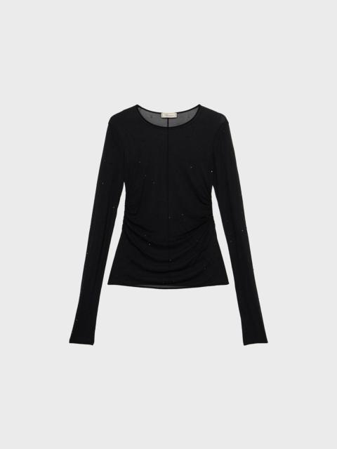 SWEATER WITH DROP-EFFECT DECORATIONS