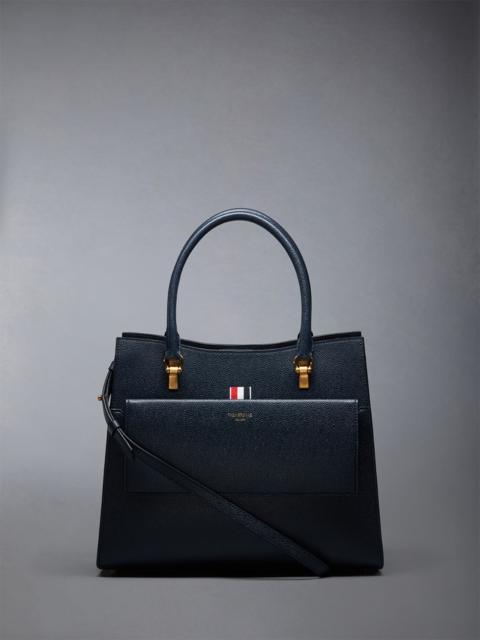 Medium Duet Tote in Pebble Grain Leather