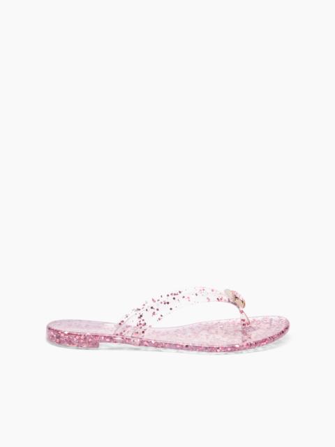 Jelly Glitter Flip Flops