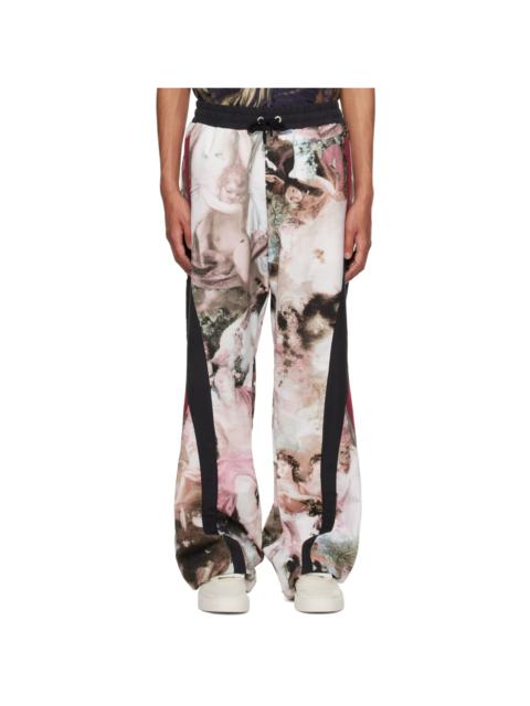 Multicolor Printed Sweatpants