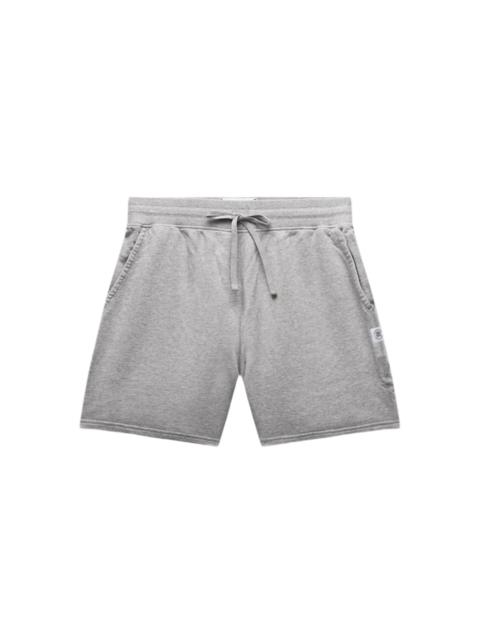 Lightweight Terry Standard Sweatshort 6 Heather Grey