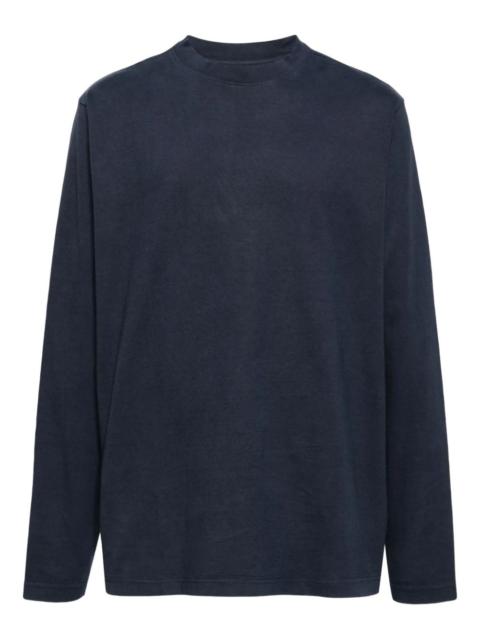 long-sleeve cotton T-shirt