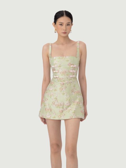 ANTONIA BROCADE MINI DRESS