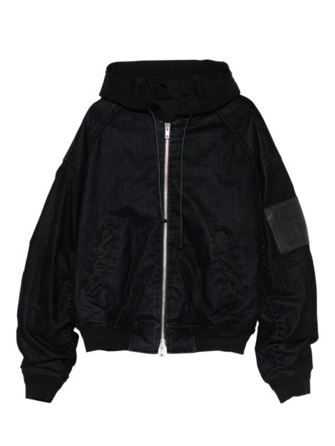 patch-pocket hoode jacket