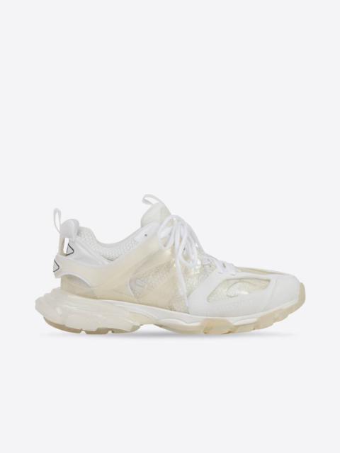 Women's Track Clear Sole Sneaker in White