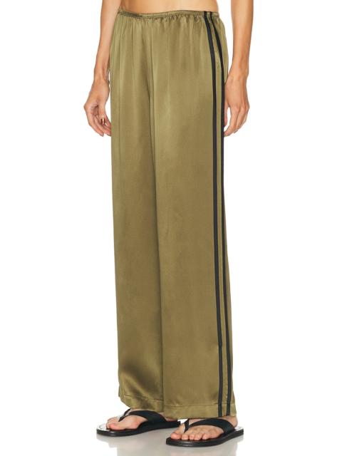 The Silk Stripe Simple Pant